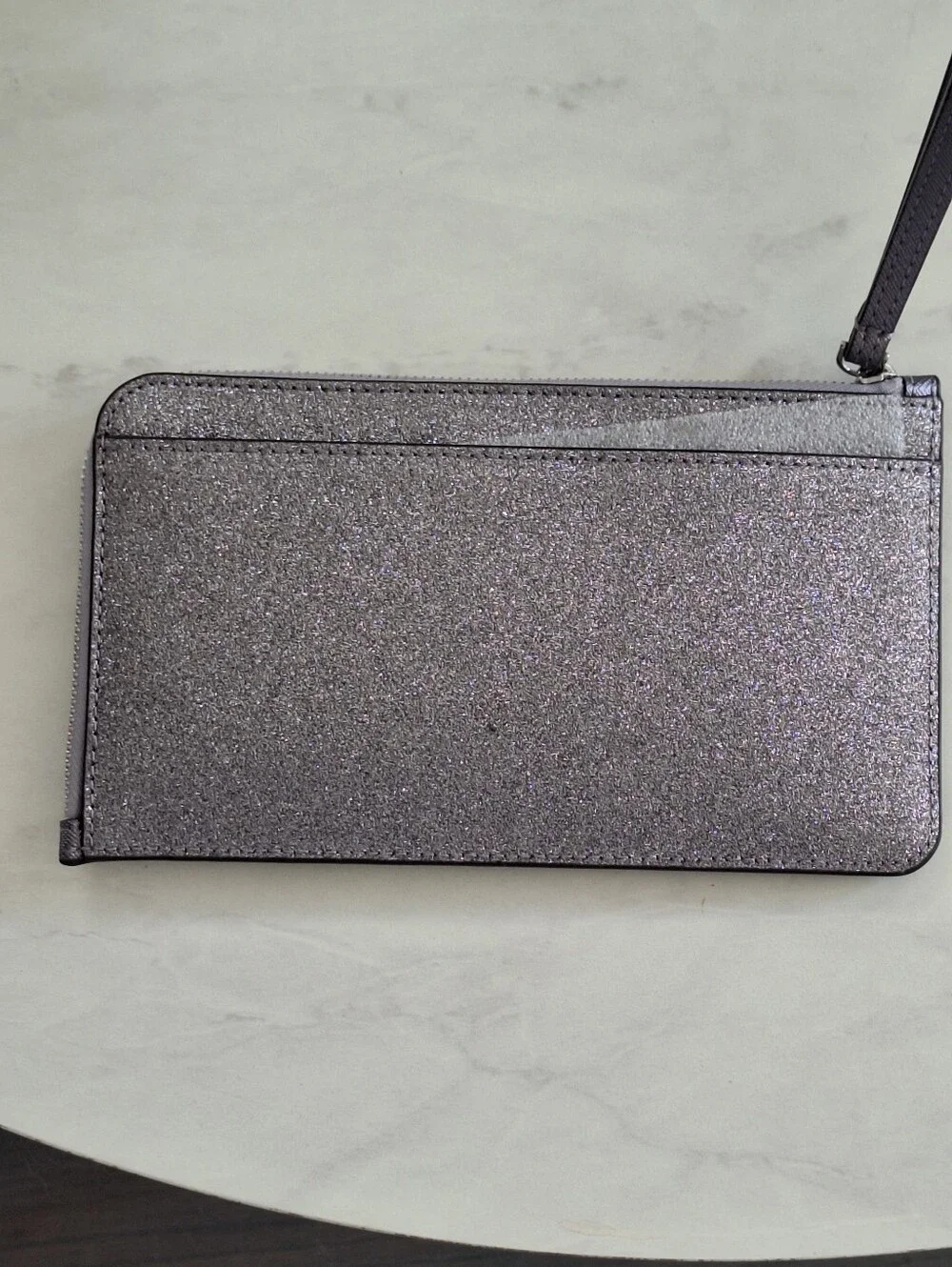Kate Spade Lucy Glitter Medium L-Zip WristletColour NWOT